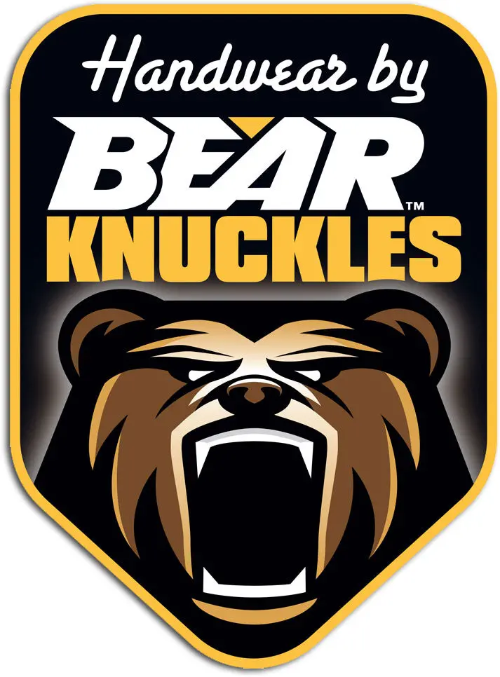 Handwear By Bear Knuckles Sticker (3X4") 1