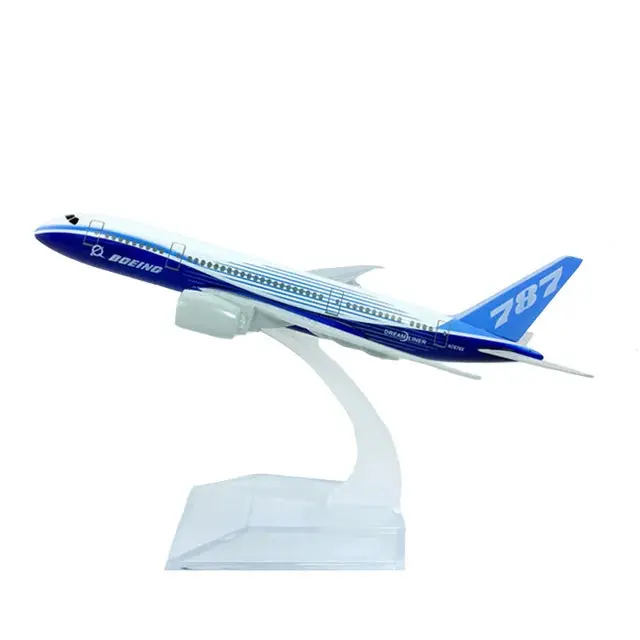 Avião Colecionável Airbus Boeing 787 Escala 20 Cm 1