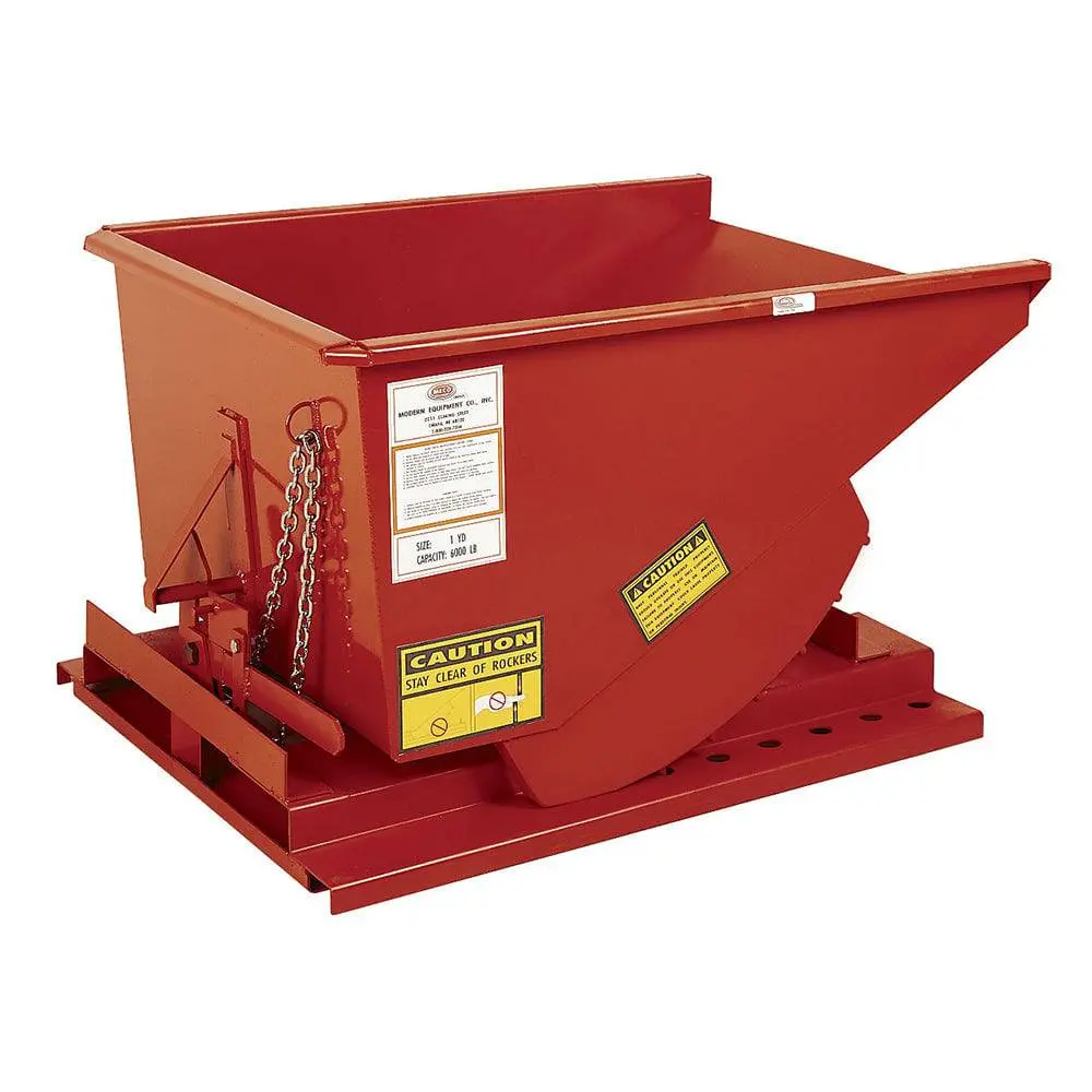 Modern Equipment Self Dumping Hopper Extra Heavy Duty (1 Cubic Yard) 2