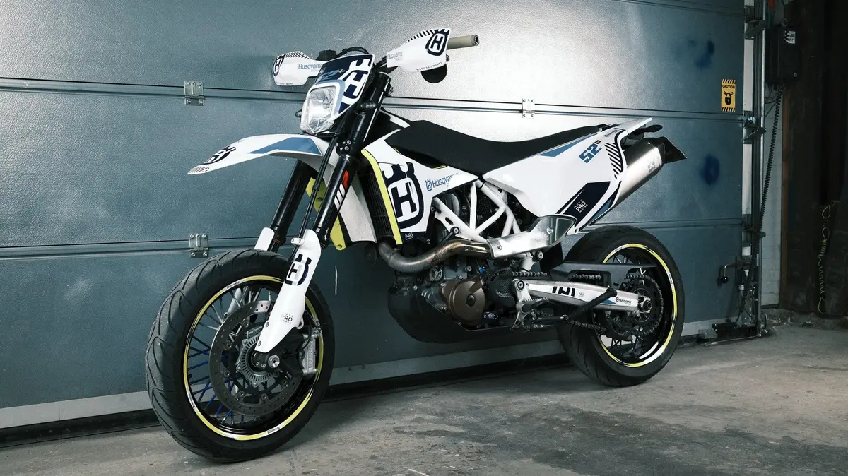 Husqvarna 701 Graphics - "Factor" (White/Blue) 2