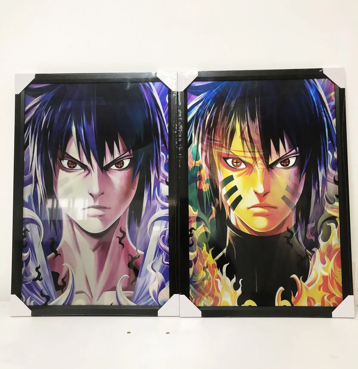 Quadro Decorativo 3D Naruto Sassuke - Dimensão 66.5Cm X 31Cm X 46.5Cm 1