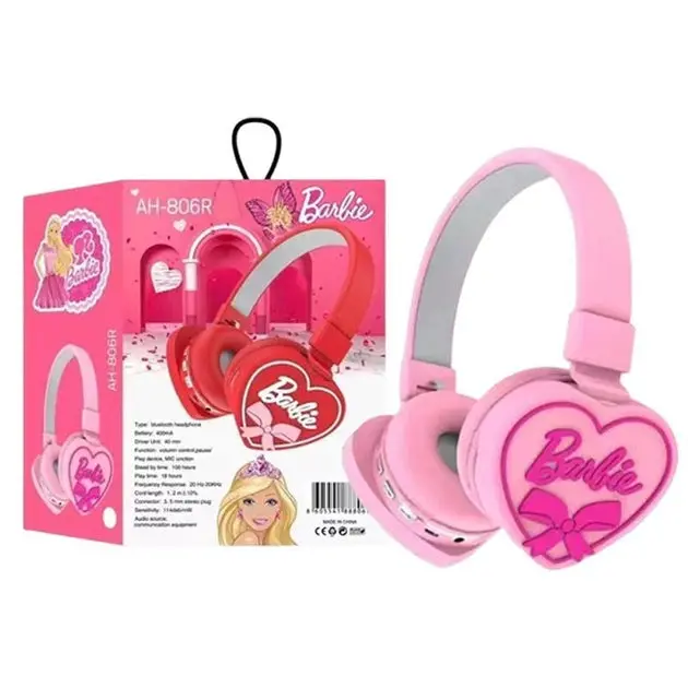 Auscultadores Barbie Sem Fios - Novo 1