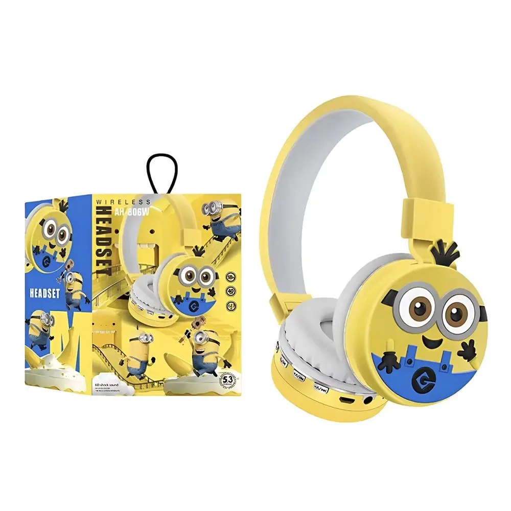 Auscultadores Minions Sem Fios - Novo 1