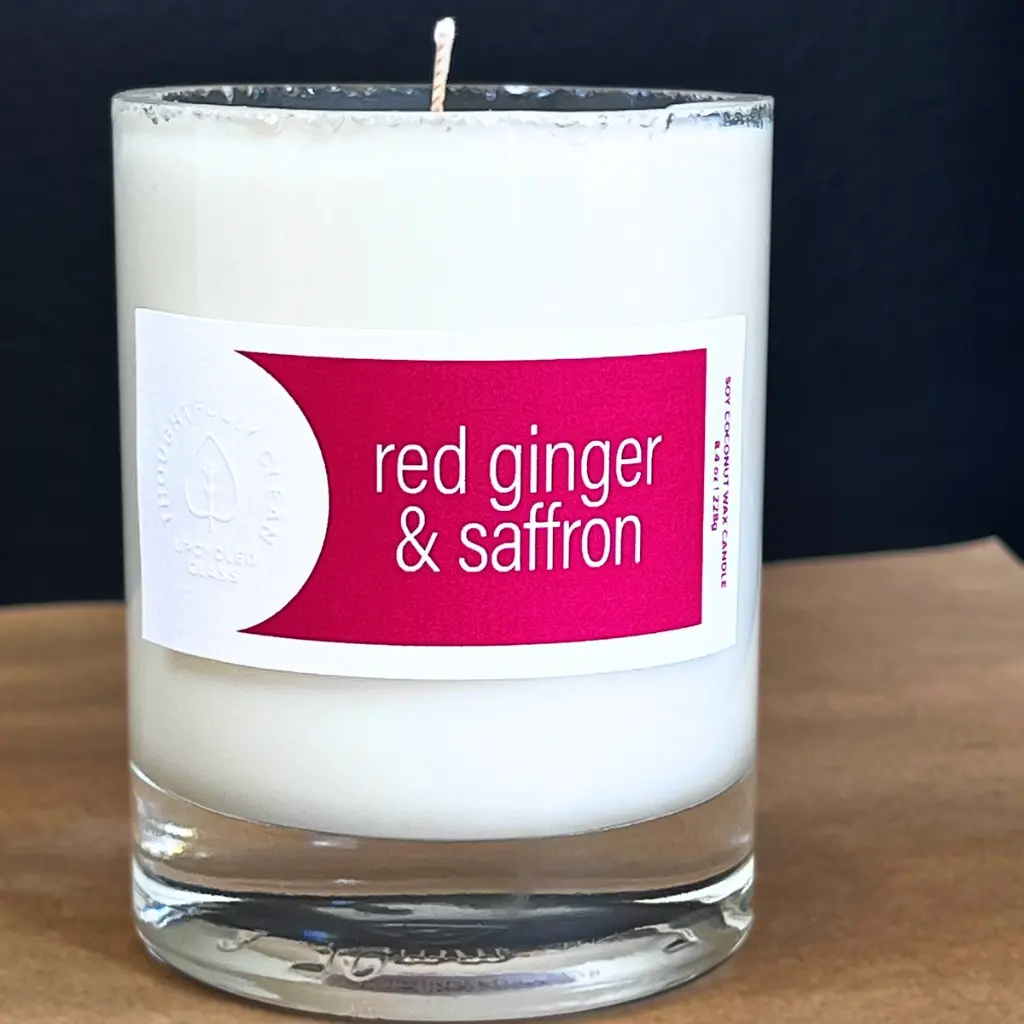 Red Ginger Saffron Candle 1