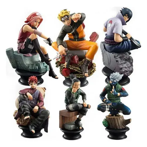 Figurinhas Naruto Sentadas - Naruto 1