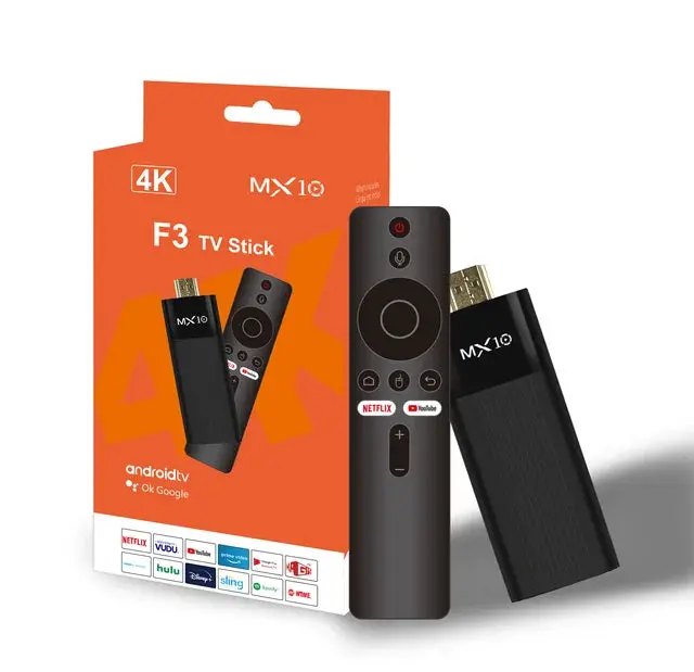 Mx10 F3 Android13 Atv 4K Hd 2G 16G Tv Box 2.4G 5G Dual Wifi Bt5.0 Voz Smart Media Player Receptor De Tv Para Youtube 1