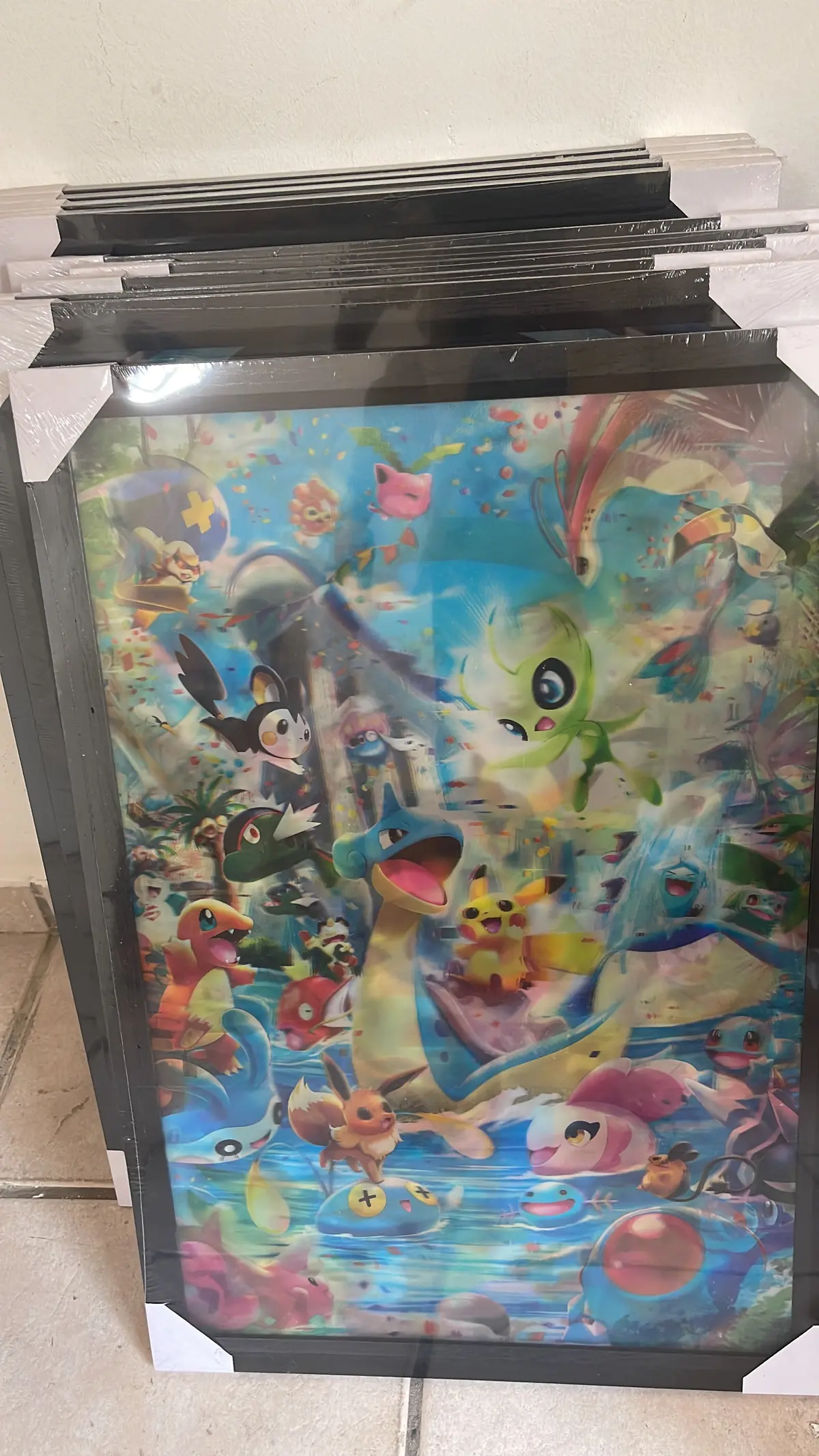Quadro Decorativo - Pokémon - Dimensão 66.5Cm X 31Cm X 46.5Cm 1