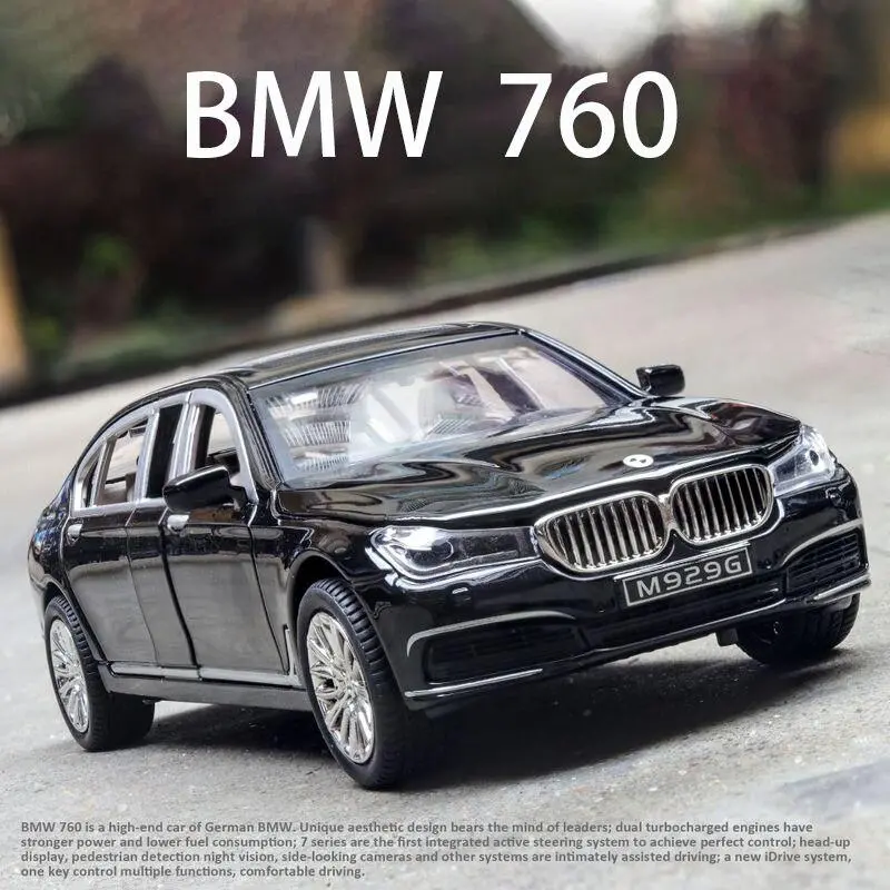 Carro Colecionável Bmw 760Li Escala 1:24 1