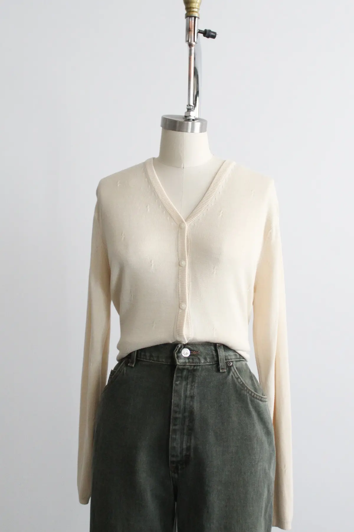 Parchment Silk Button Up 1