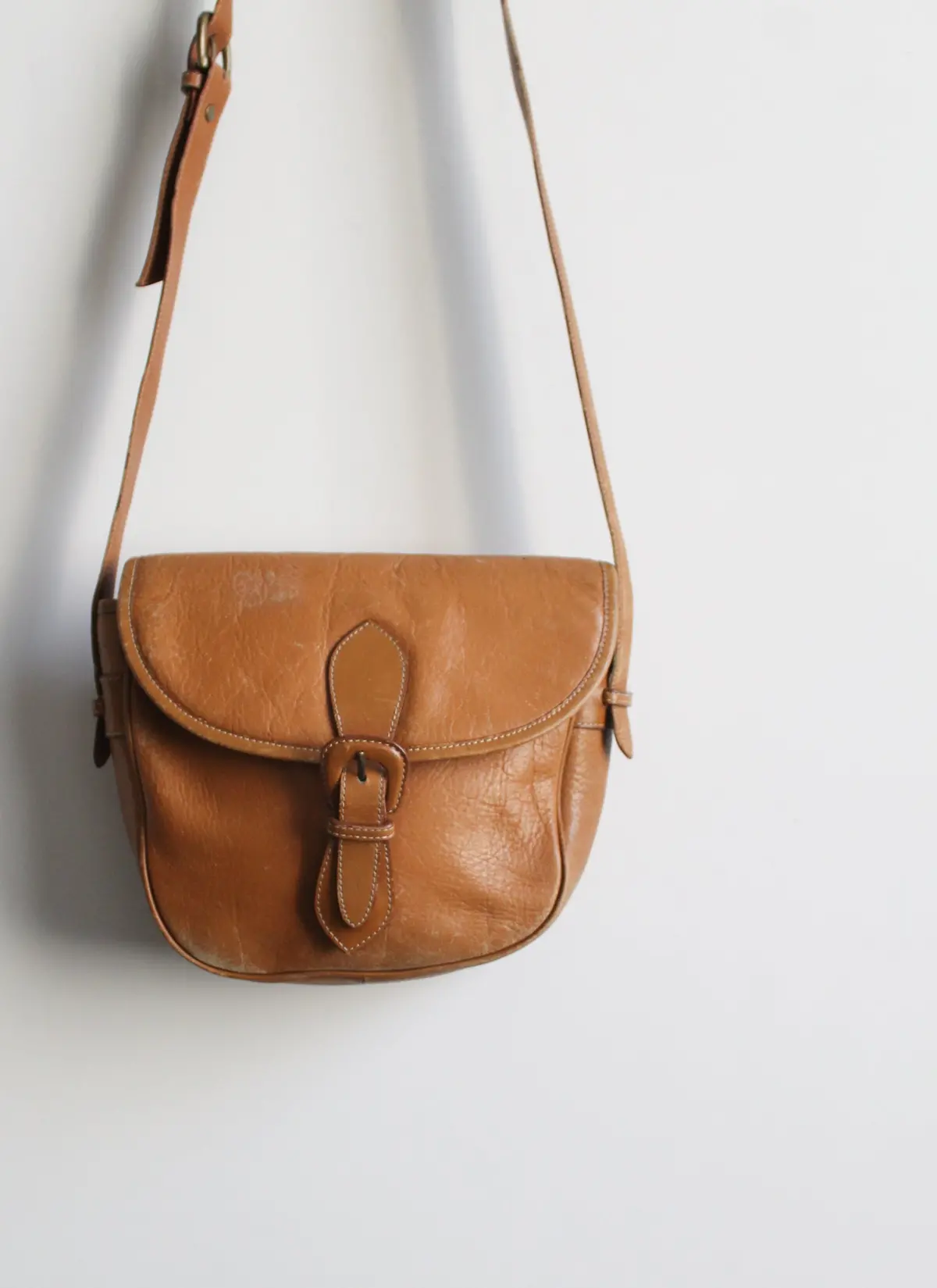 Honey Leather Saddle Bag 2