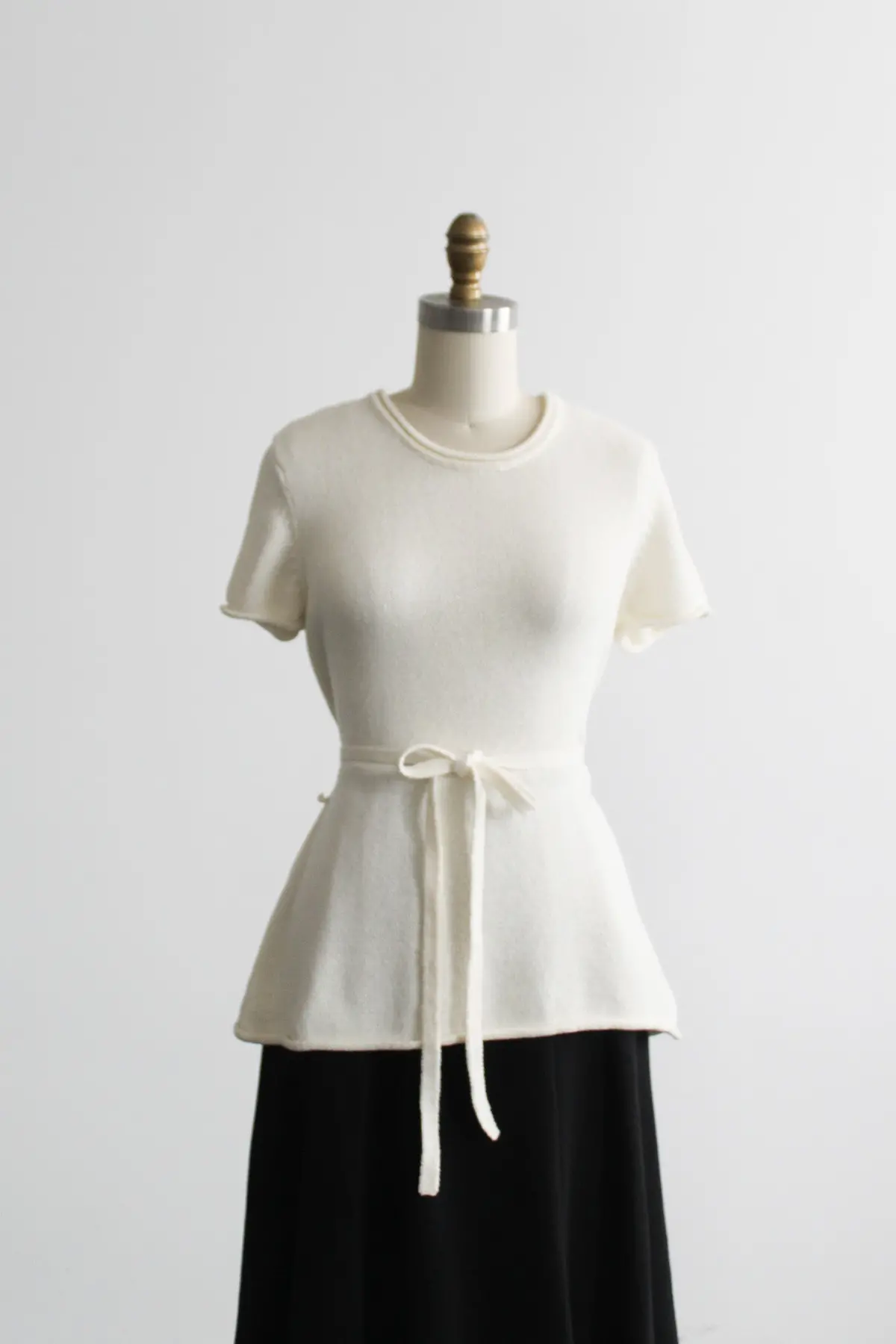 Parchment Belted Tee 1