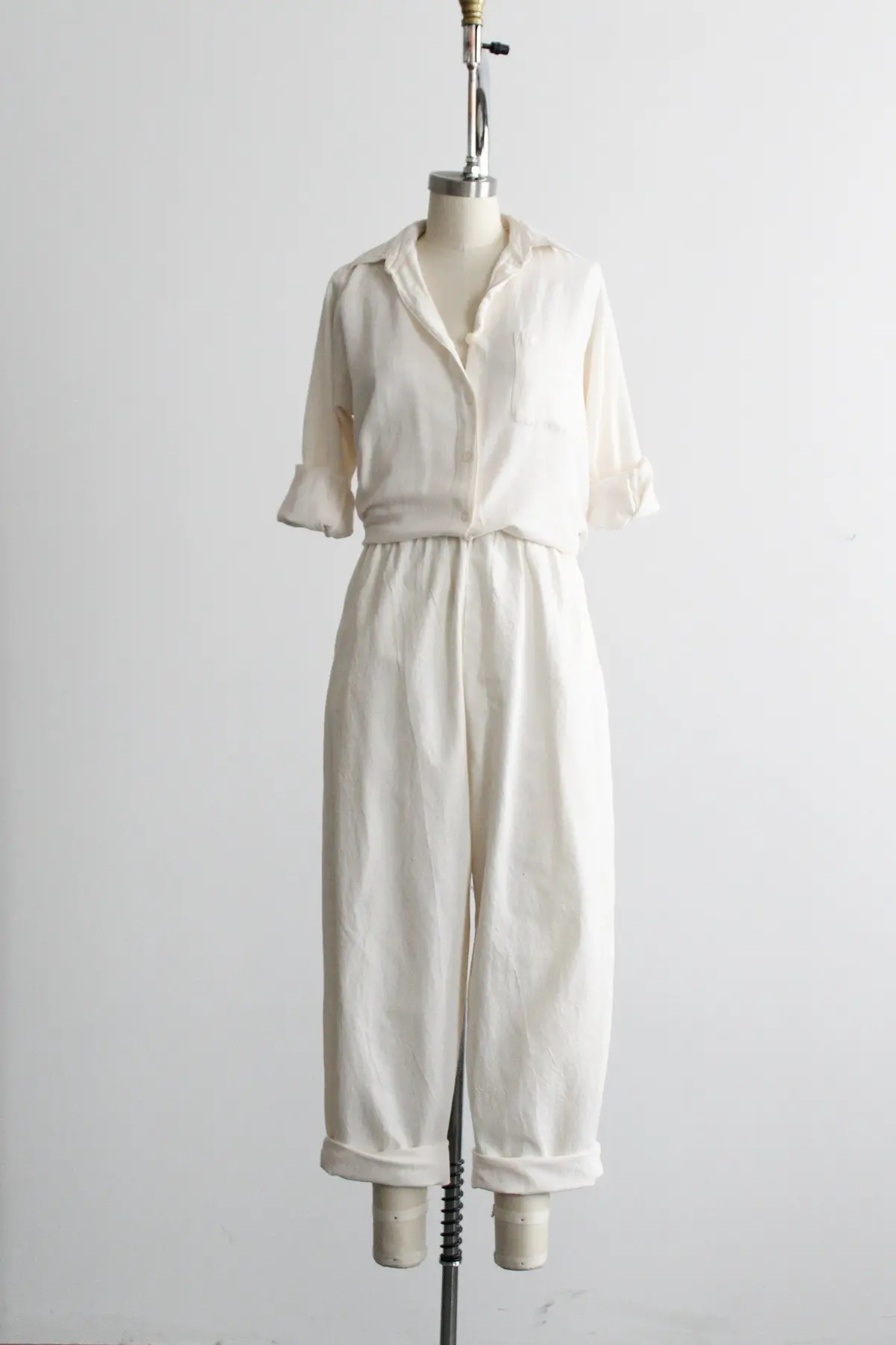 Parchment Linen Button Up 2