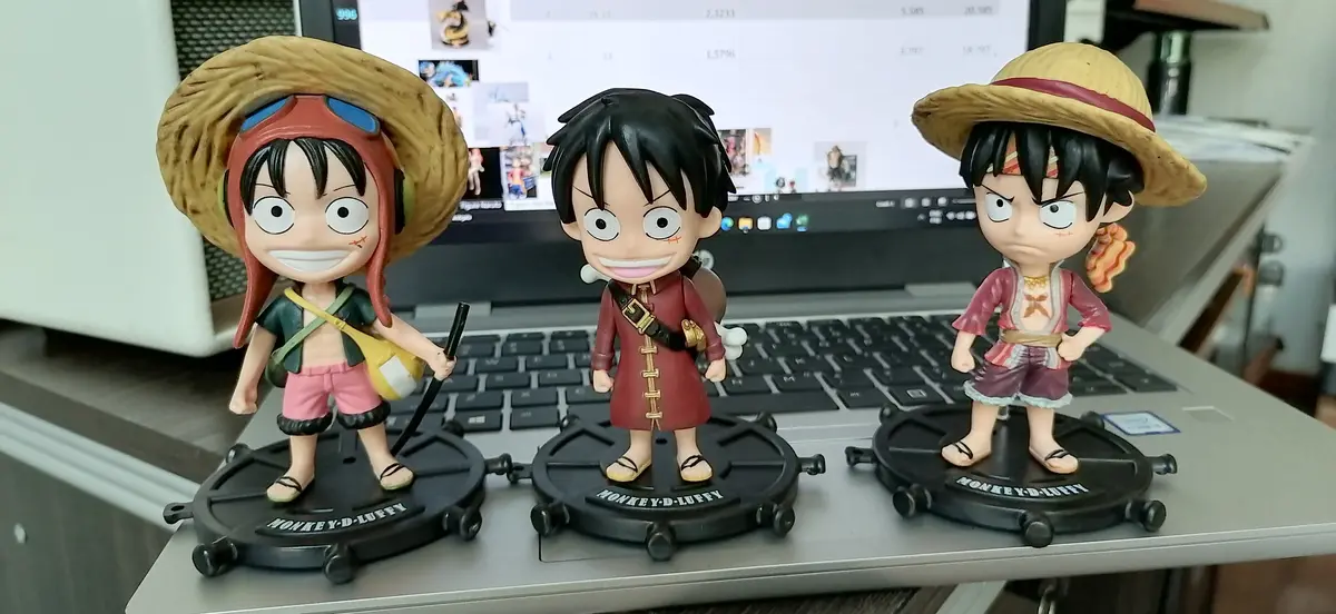 Figurinhas De Ação Luffy 11 Cm - One Piece 1