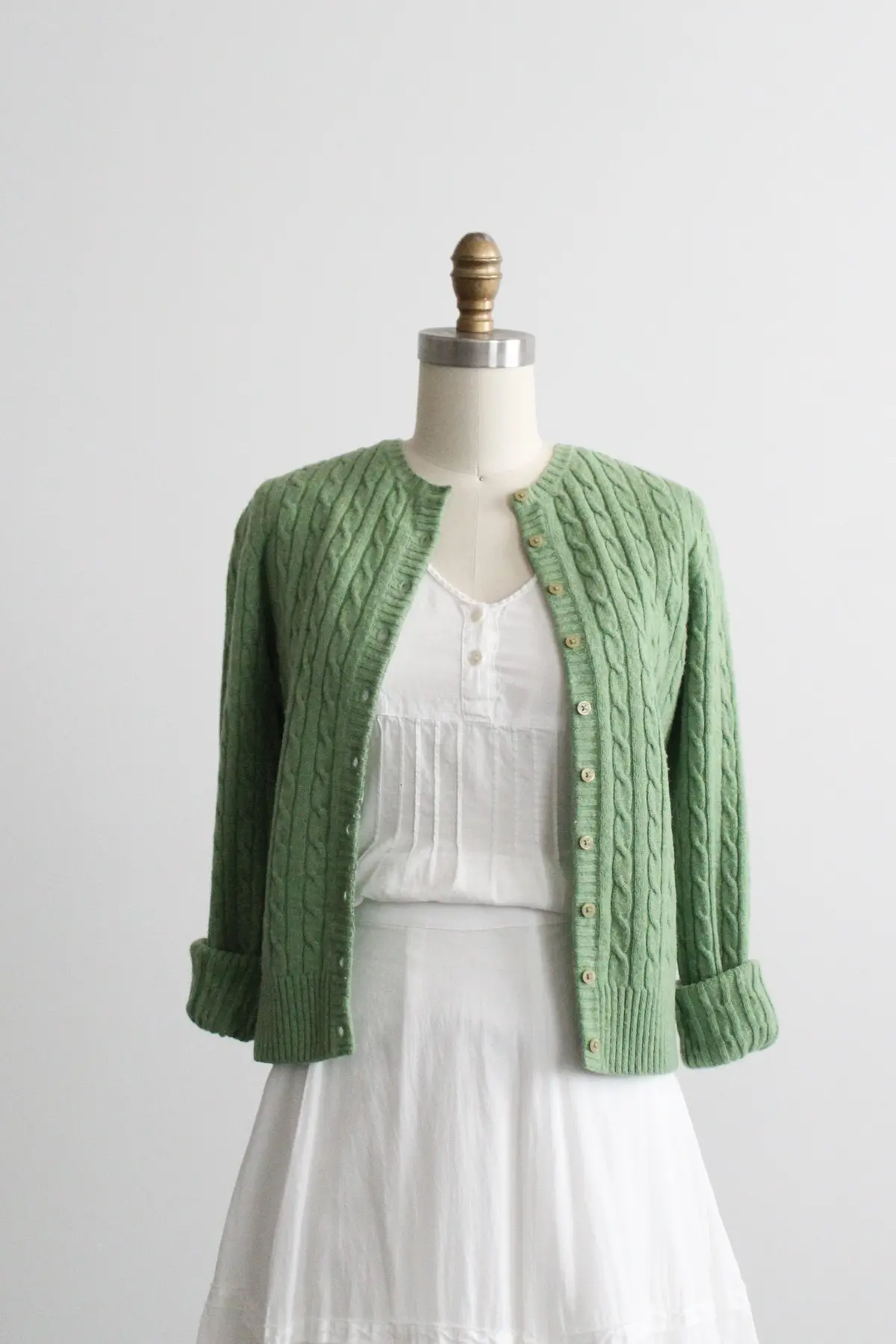 Grass Wool Cardigan 1