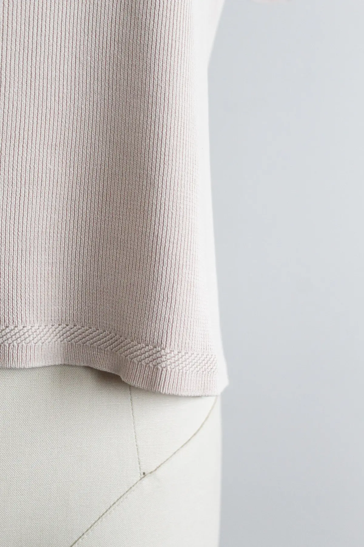 Putty Silk Knit Tee 2