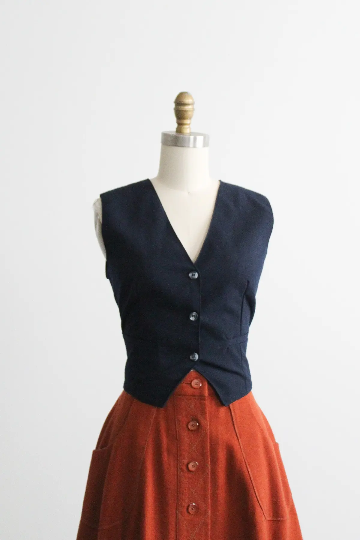 Night Sky Button Up Vest 1