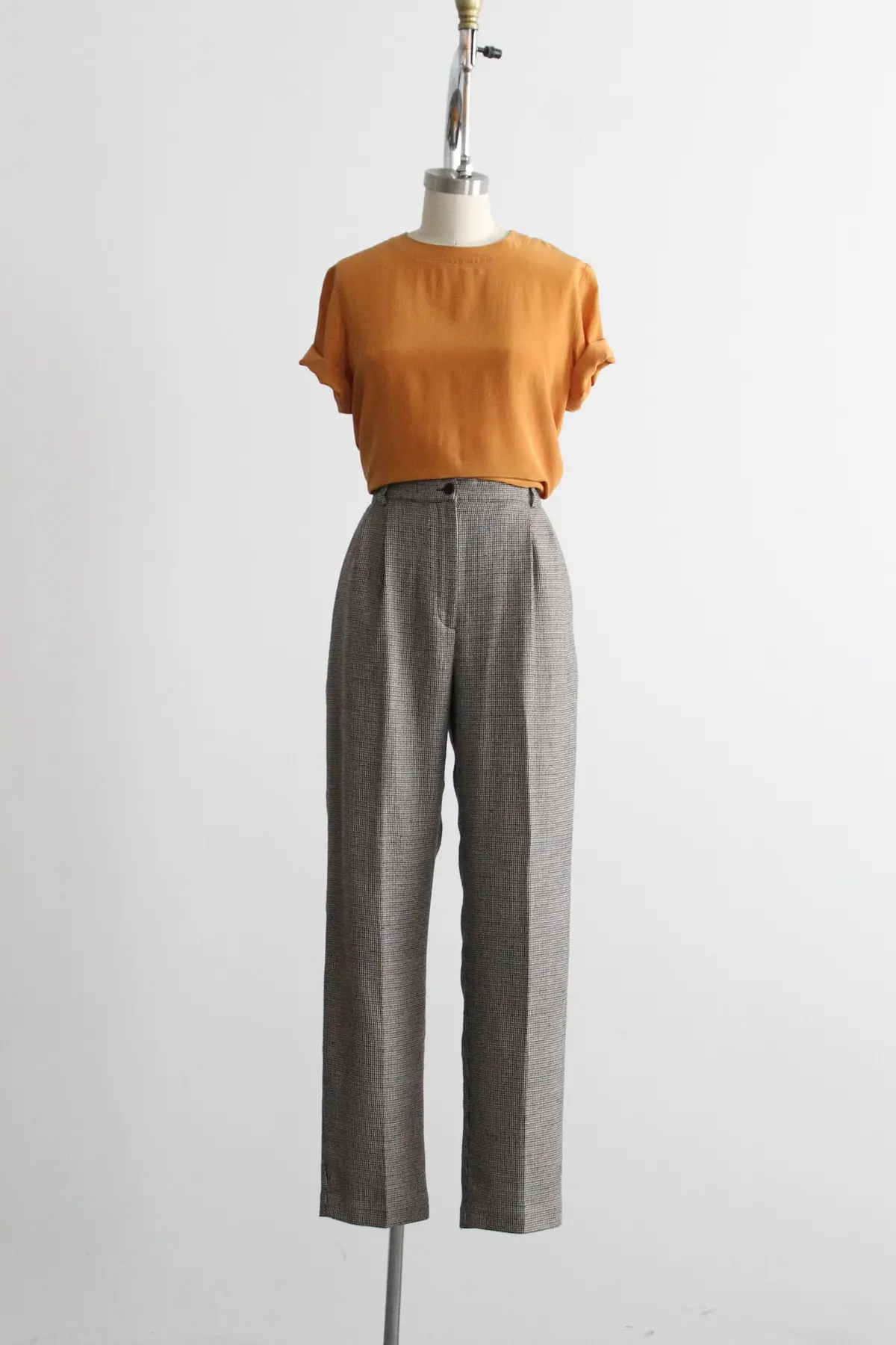 Salt & Pepper High Rise Trousers 1