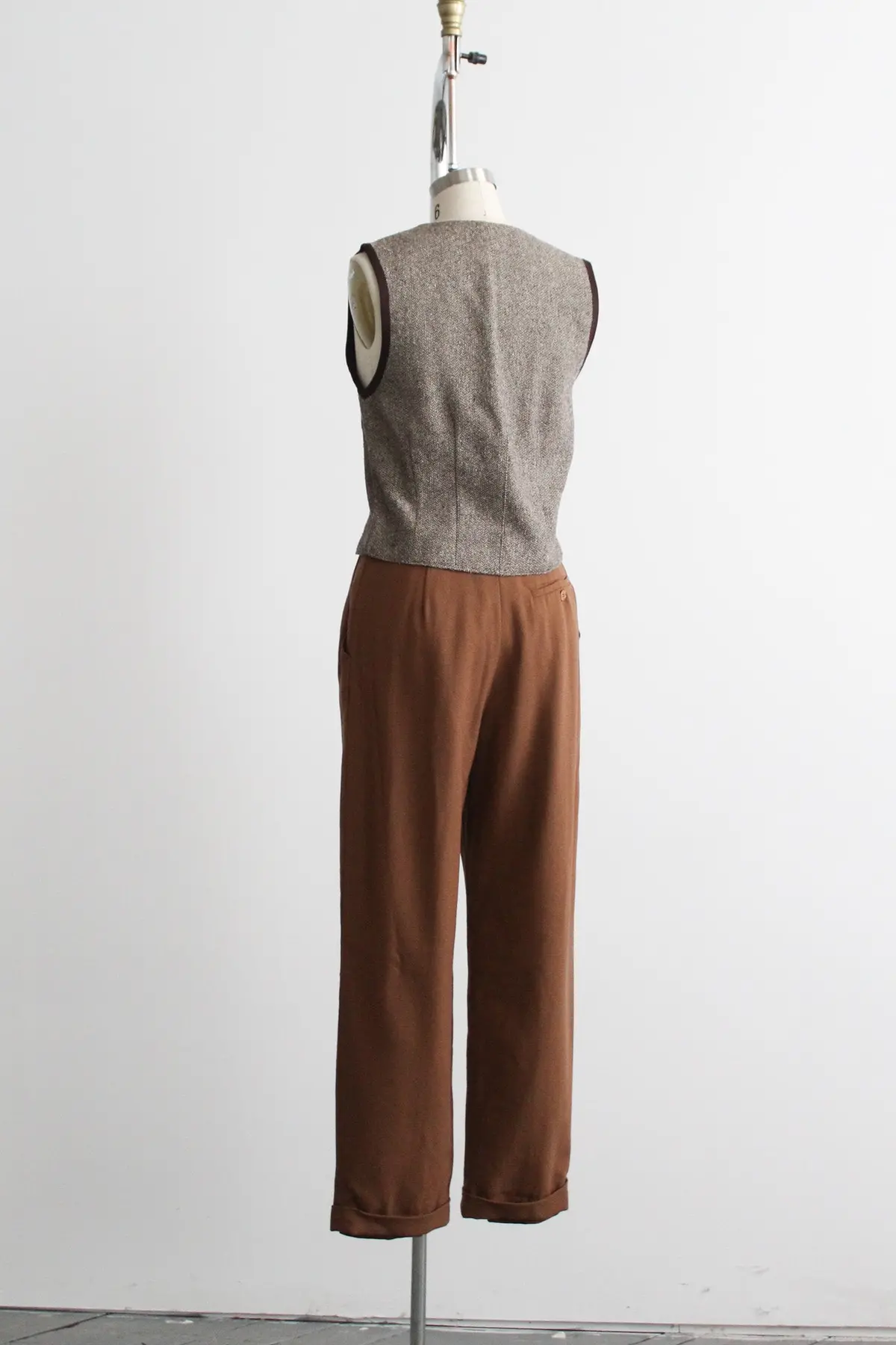 Tobacco Wool Trousers 2