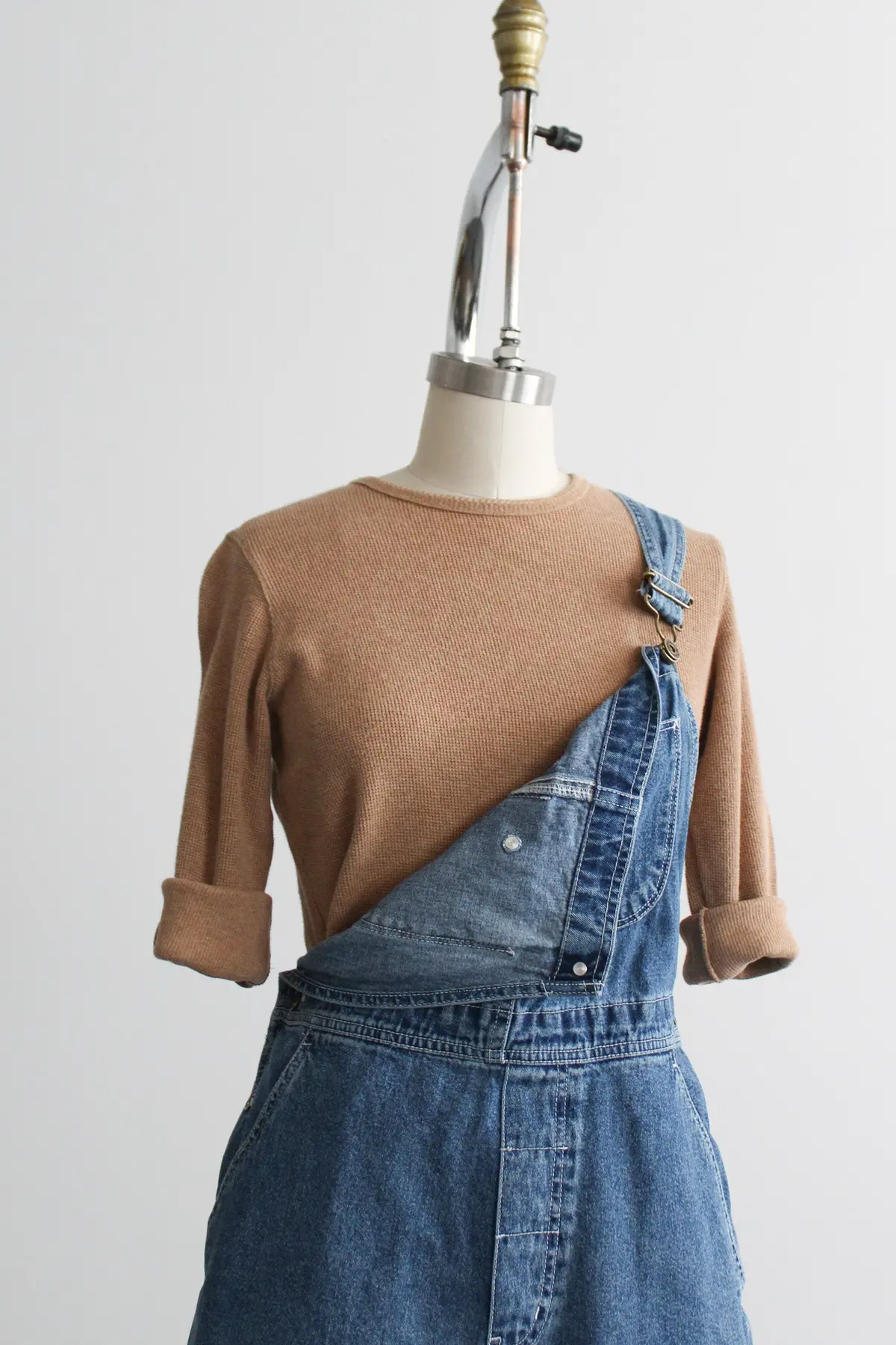 Almond Waffle Cotton Tee 1