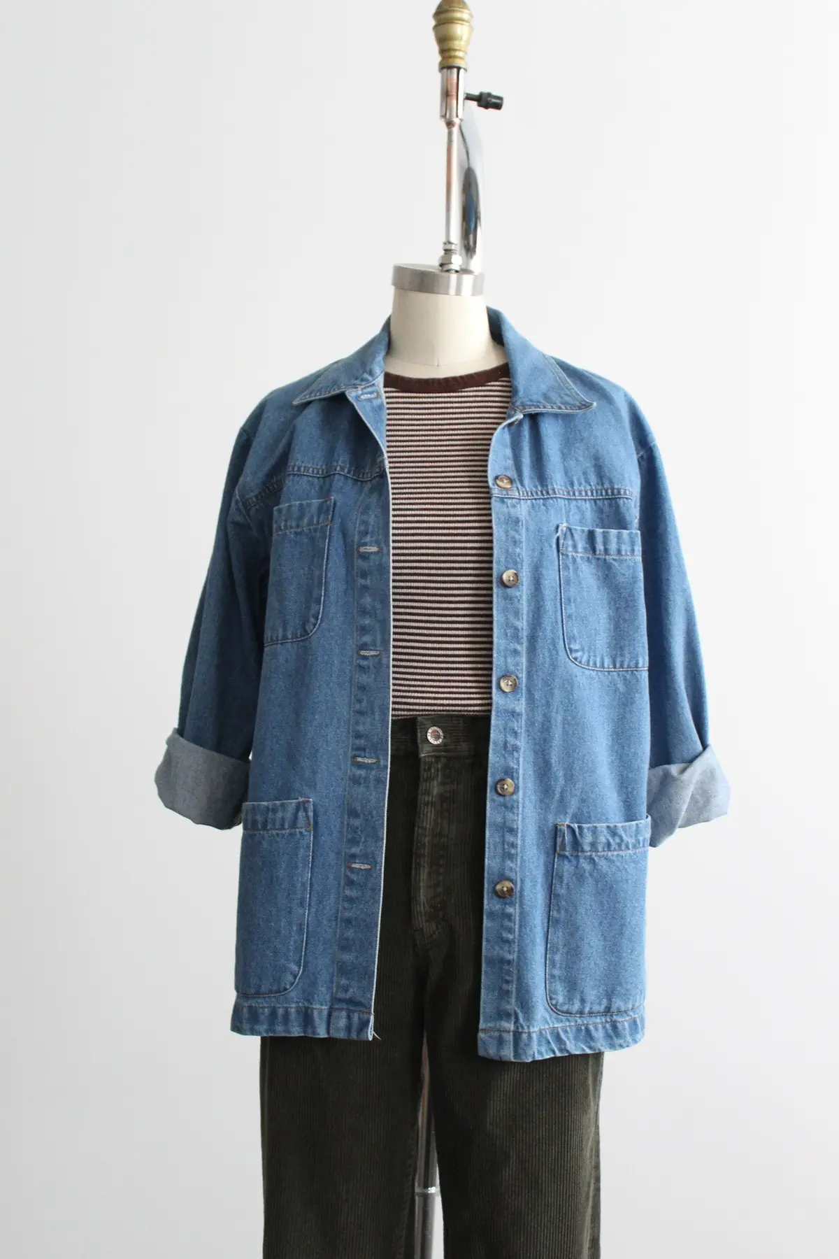 Classic Denim Chore Coat 1