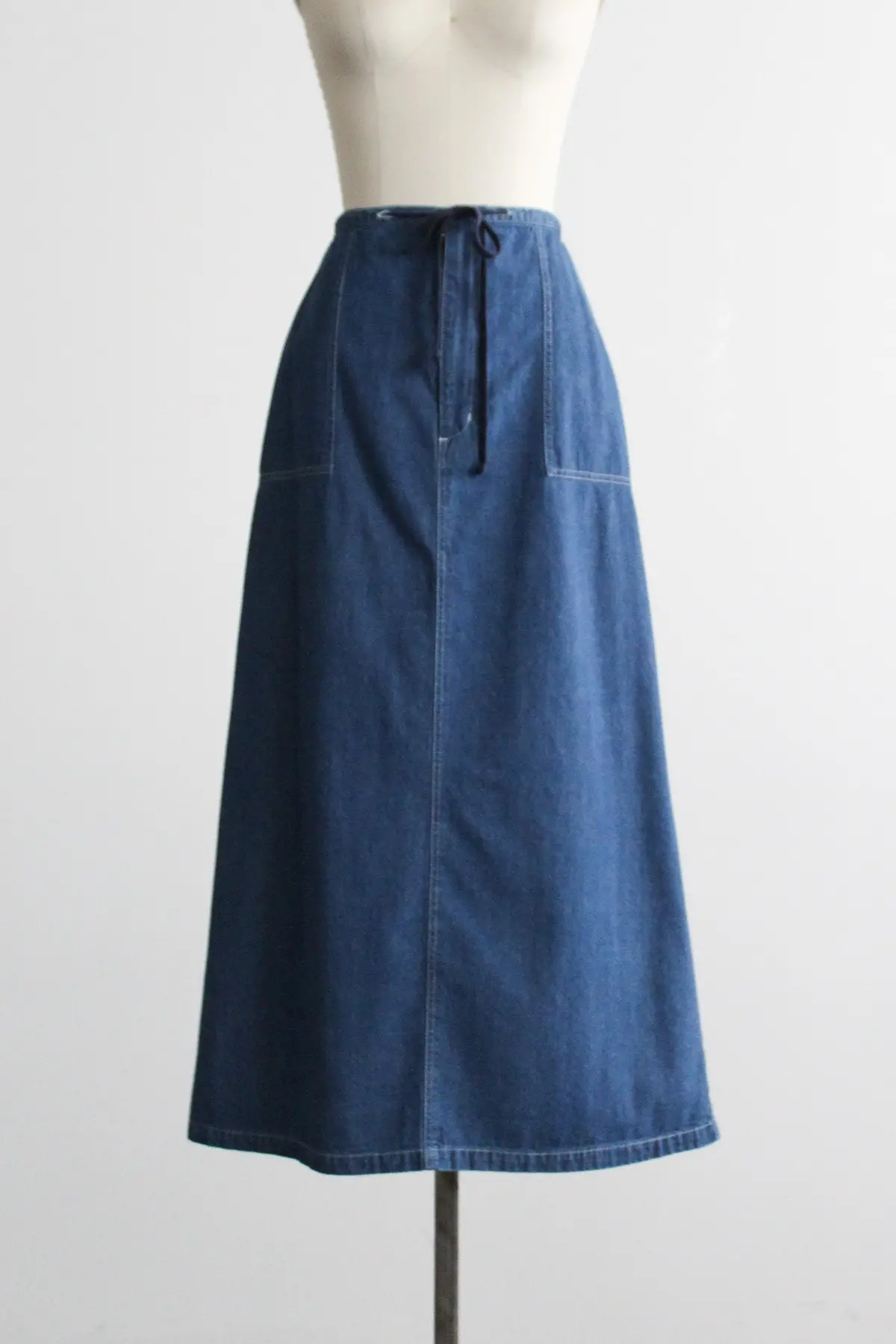 Laurel Lake Denim Maxi Skirt 2