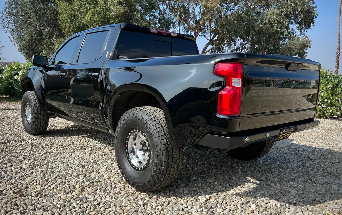 2019+ Gm 1500 Rear Plate Bumper W/Receiver / Mzb-C2-6 1