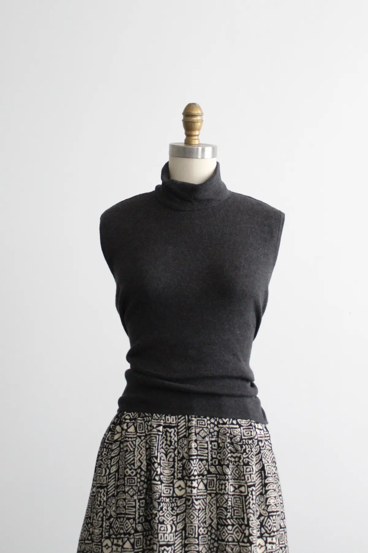 Graphite Cotton Turtleneck 1