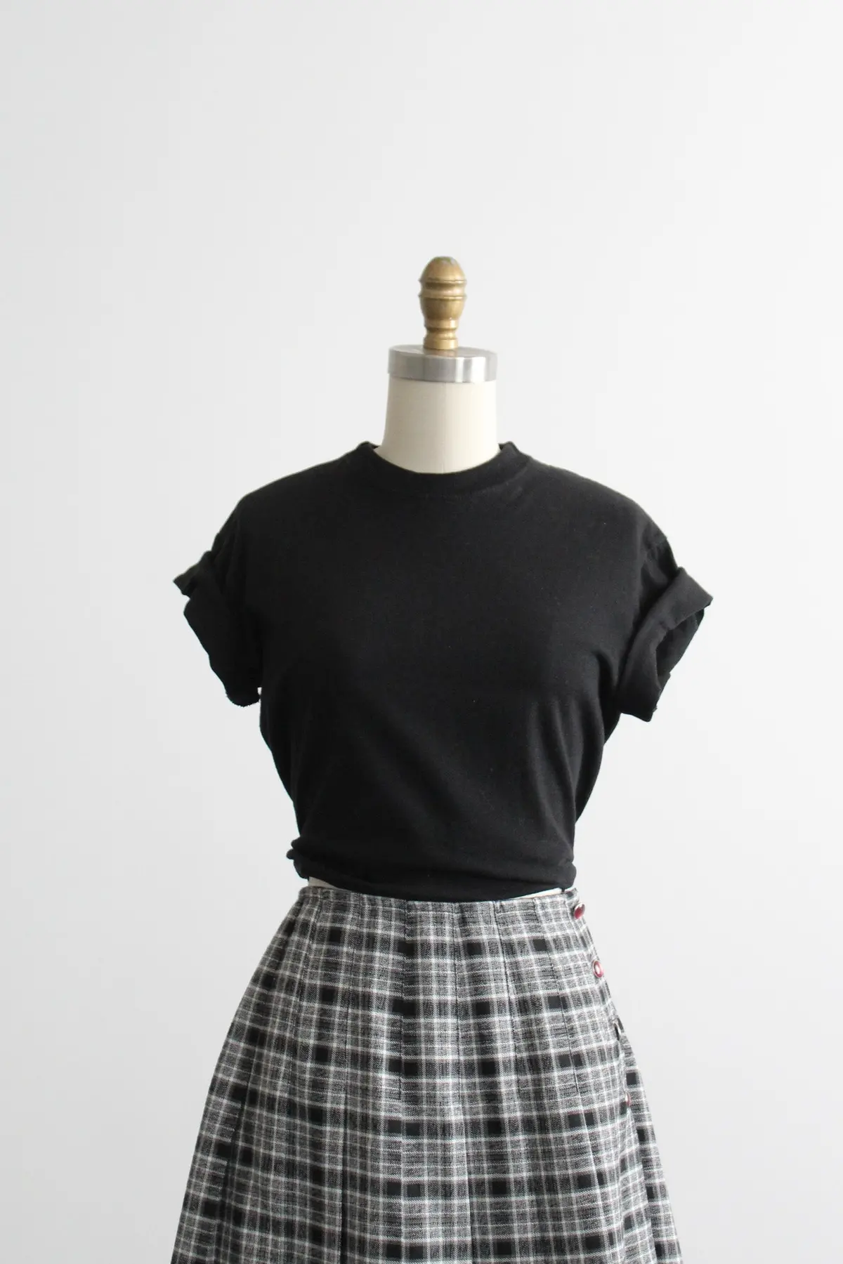 Black Cotton Tee 1