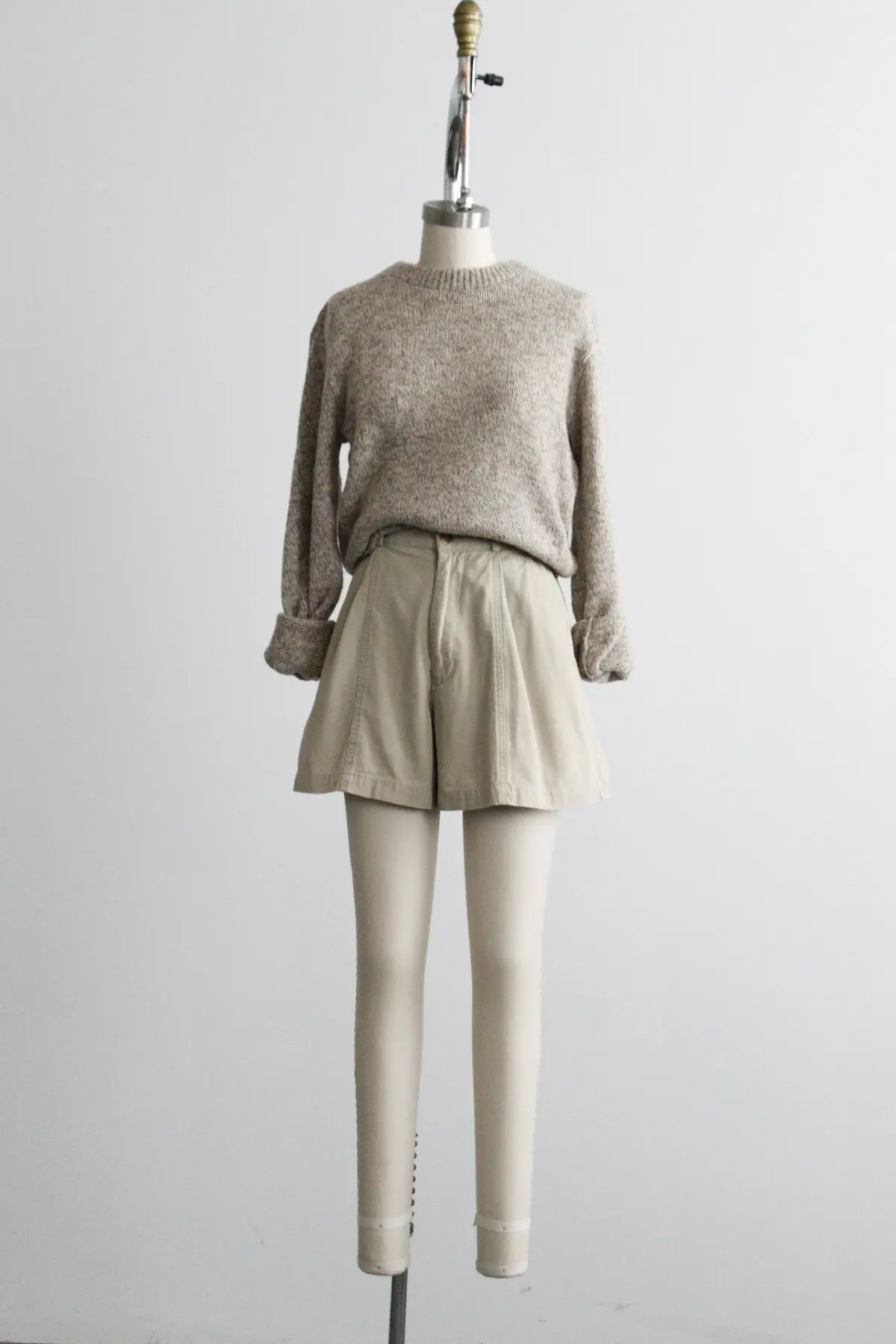 Parchment Cotton Shorts 1