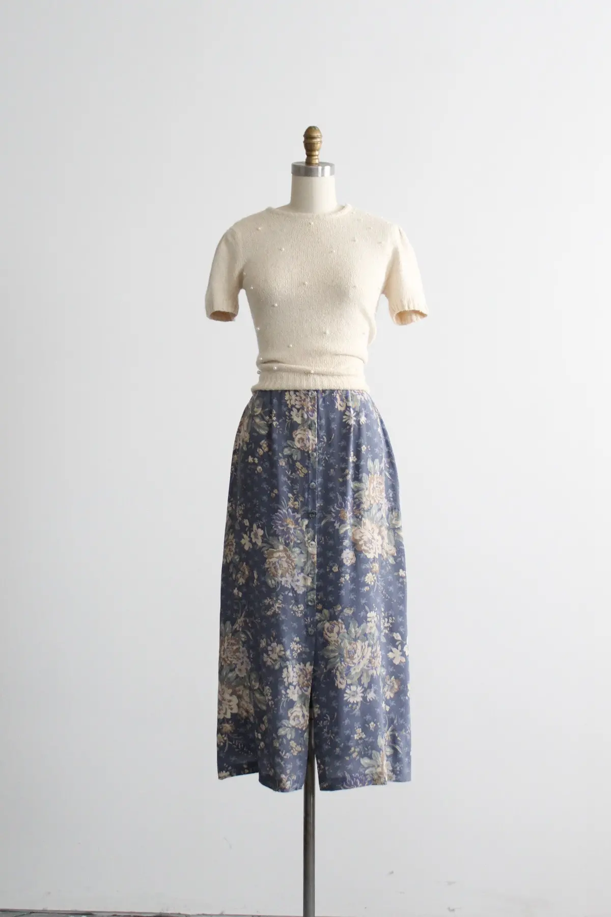Spring Garden Silk Skirt 1