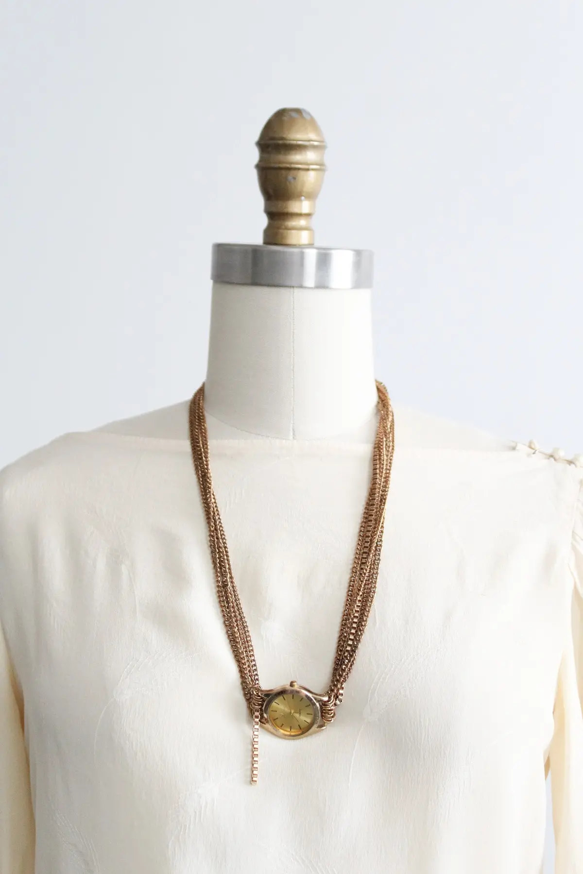 Josephine Vintage Timepiece Necklace 1