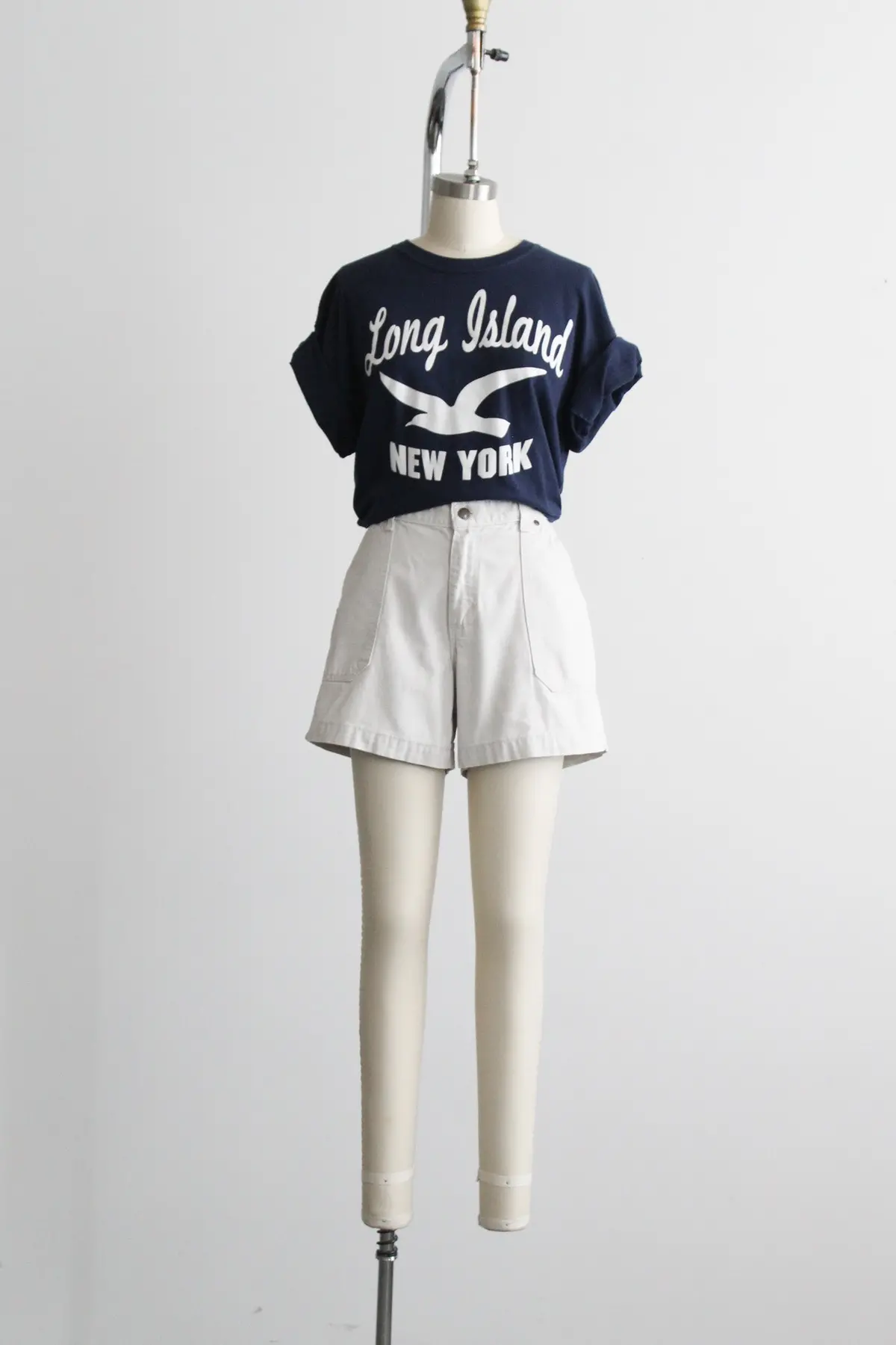 Bone Cotton Shorts 1