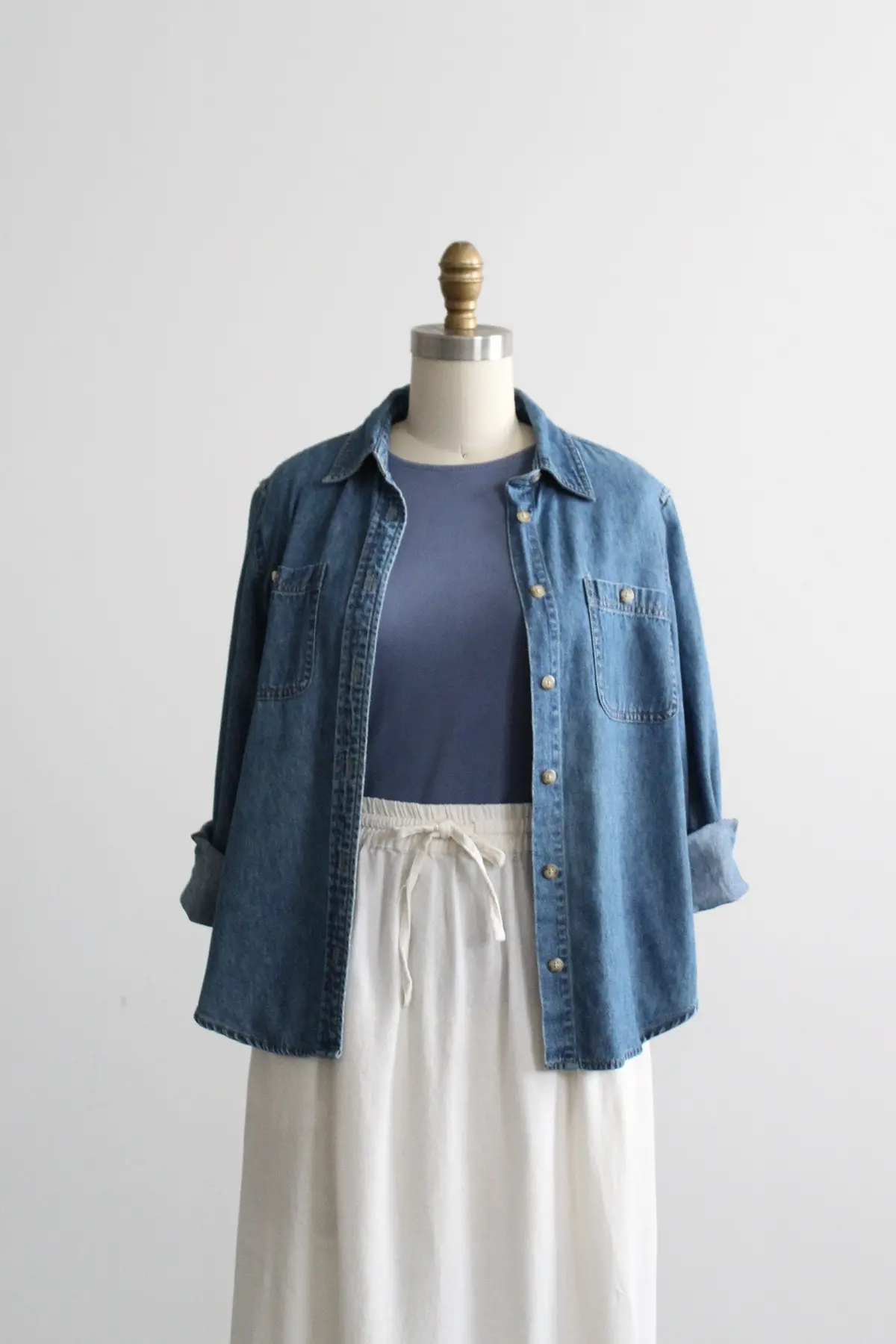 Laguna Beach Denim Work Shirt 1