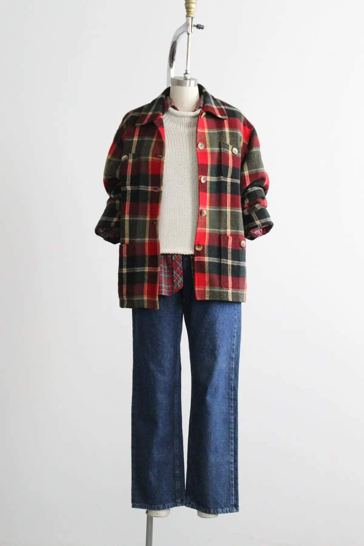 Vintage Straight Leg Indigo Jeans 1