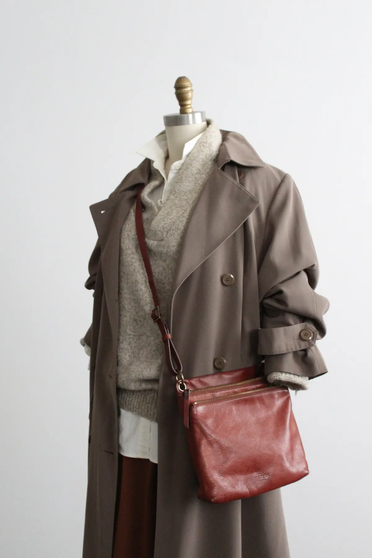 Leather Shoulder Bag 1