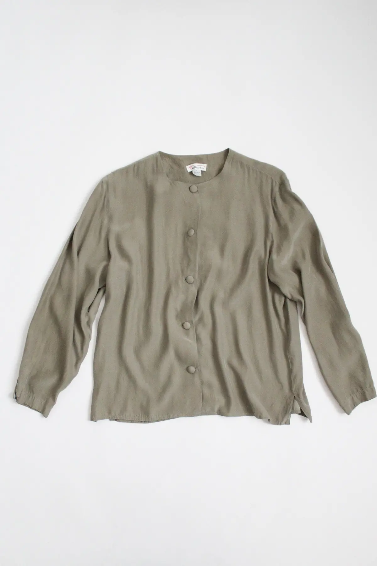 Silk Lambsear Button Up 1