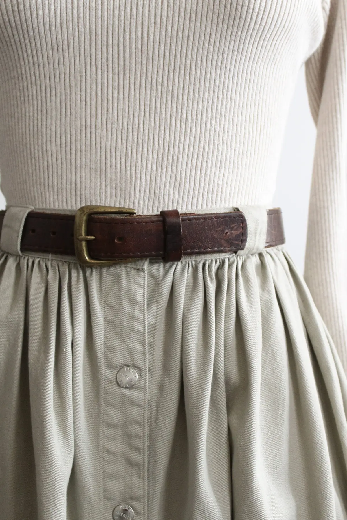 Horseshoe Leather Belt 1