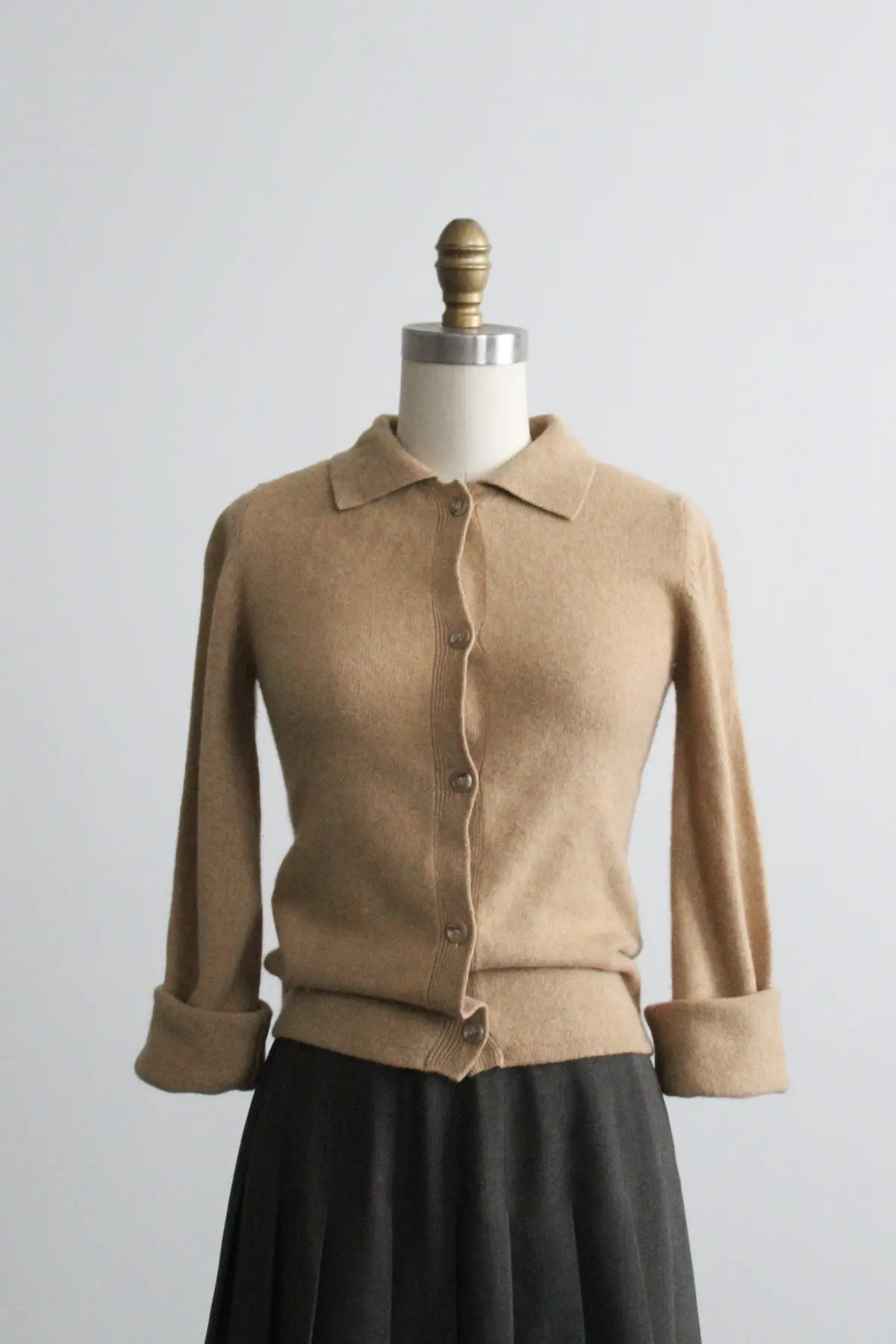 Cashmere Button Up 1