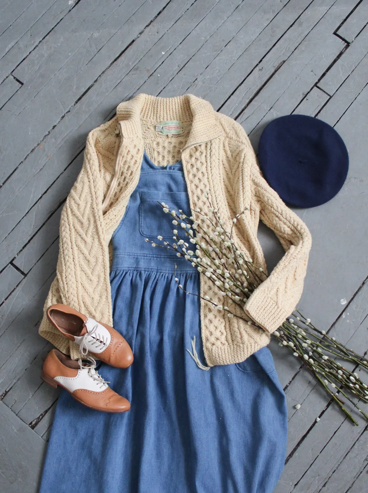 Fisherman Zip-Front Sweater 1