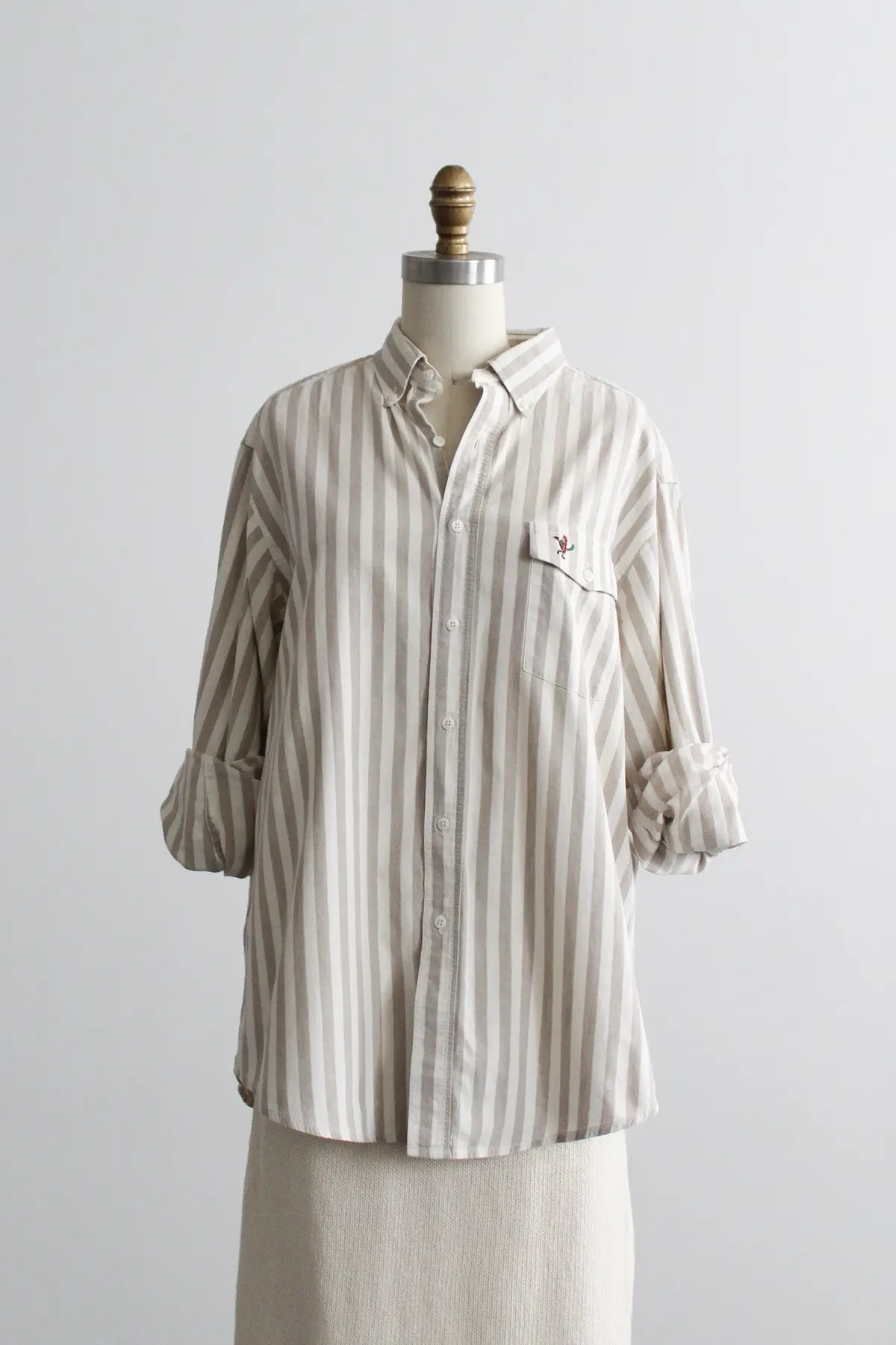 Driftwood Oxford Button Up 1