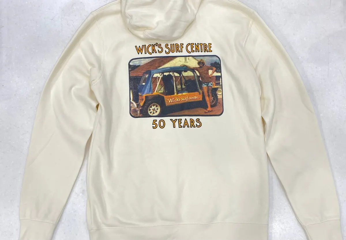 Wicks 50 Years Hoodie Cream 1
