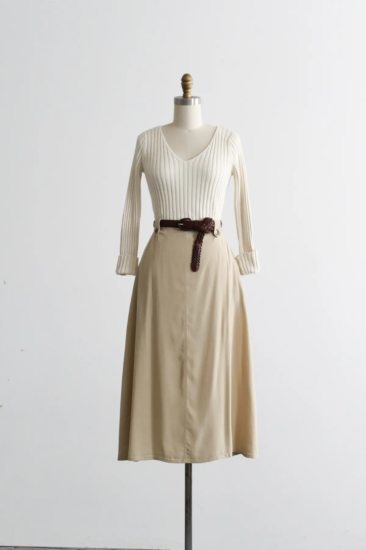 Almond Midi Skirt 1