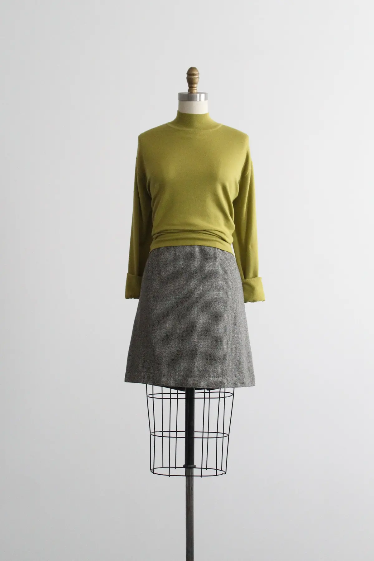 Salt And Pepper Mini Skirt 1