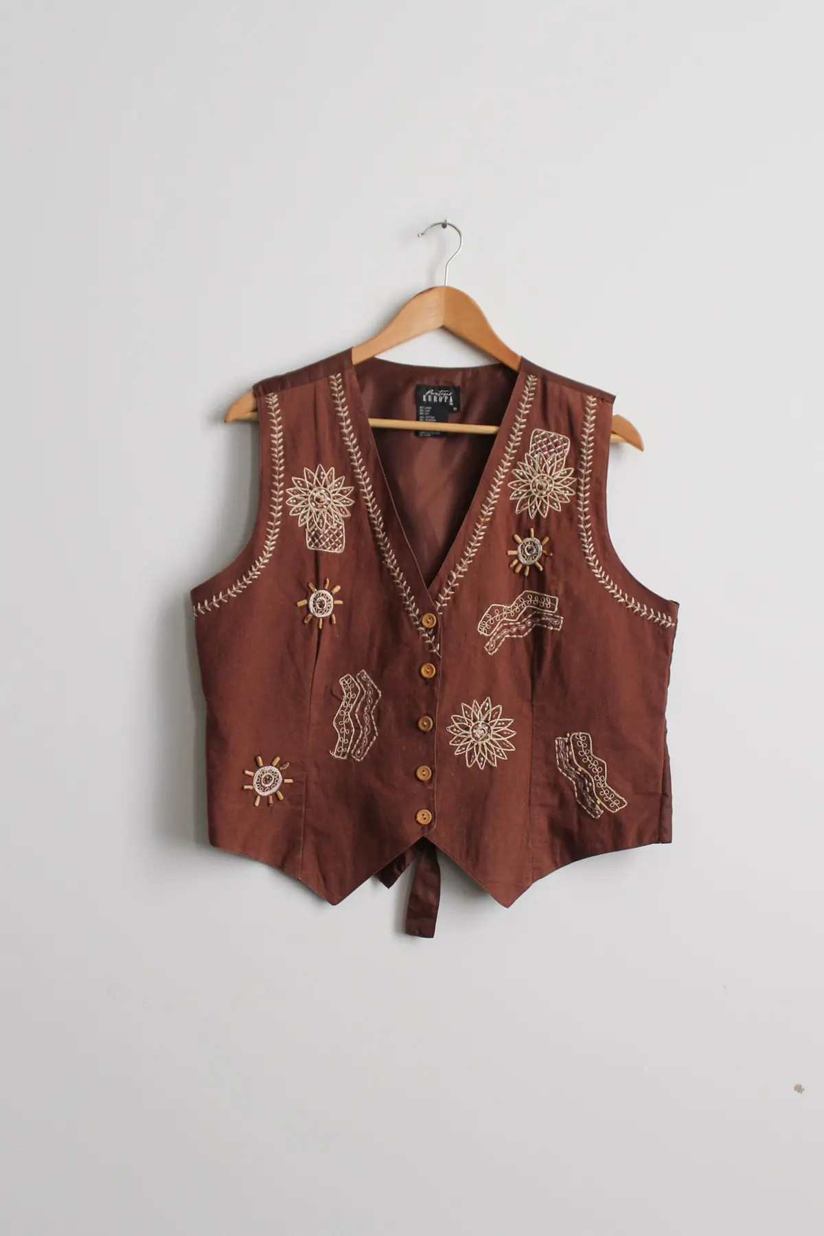 Sunfield Embroidered Vest 1