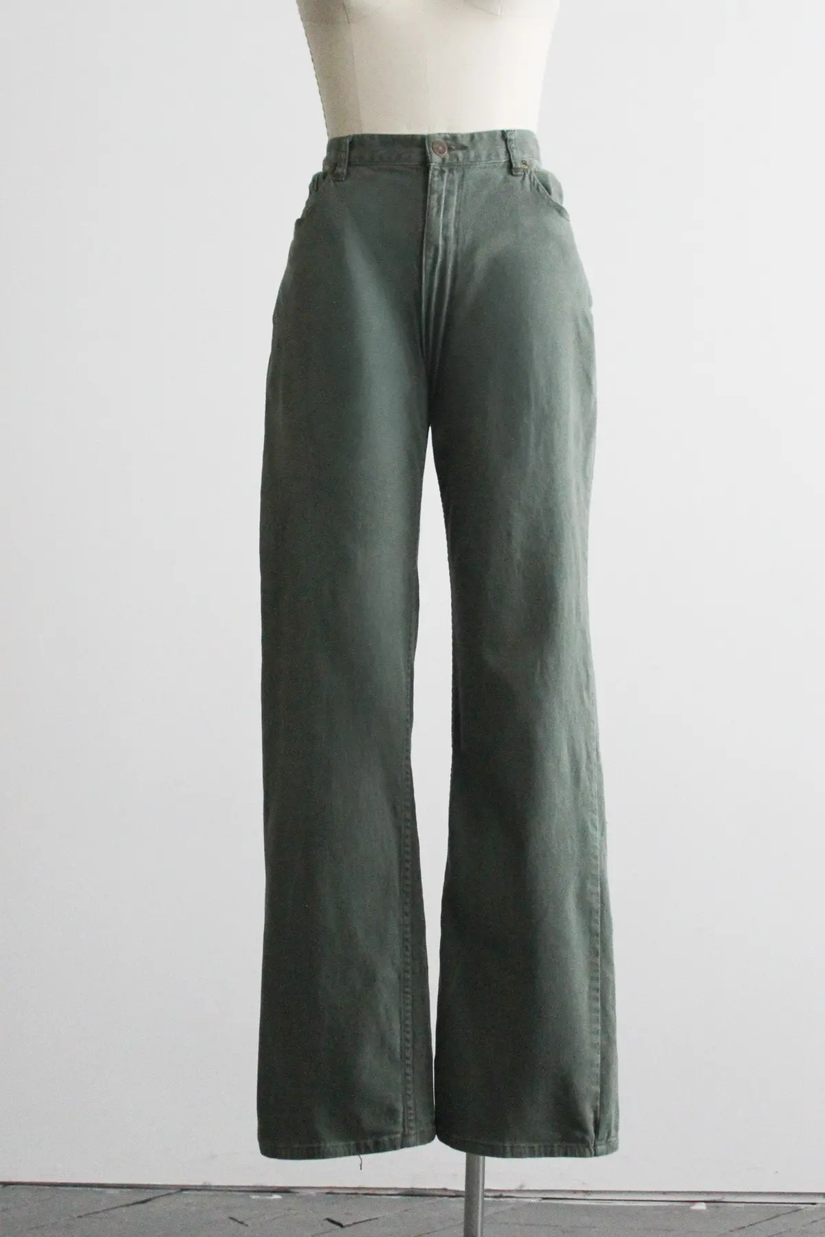 Moss Cotton Trousers 2