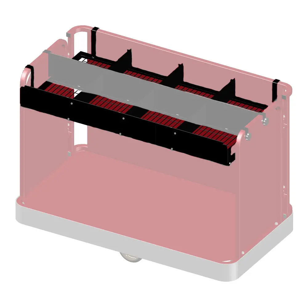 Insert Shelf For 3 Sided Cart 1