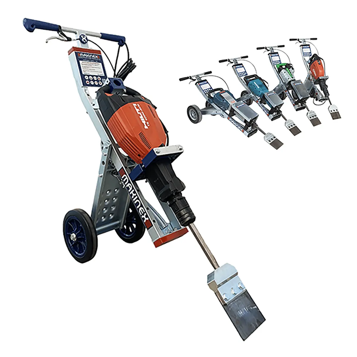Makinex Jackhammer Trolley 1