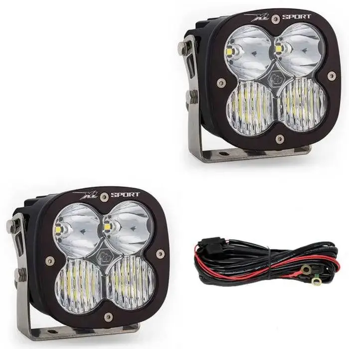 Dual Xl Led Auxiliary Light Kit For Jeep Jl / Jt With Steel Bumpers 1