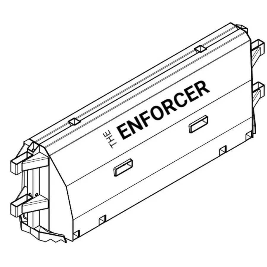 K12 Defense Enforcer - 6 Barrier Trailer Package 1