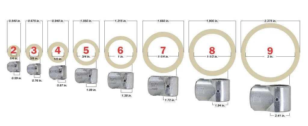Aluminum Three Socket Tee 2